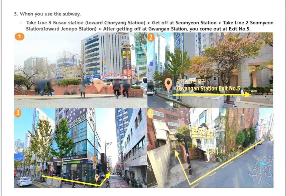Jj House Gwangan Beach Busan Eksteriør billede